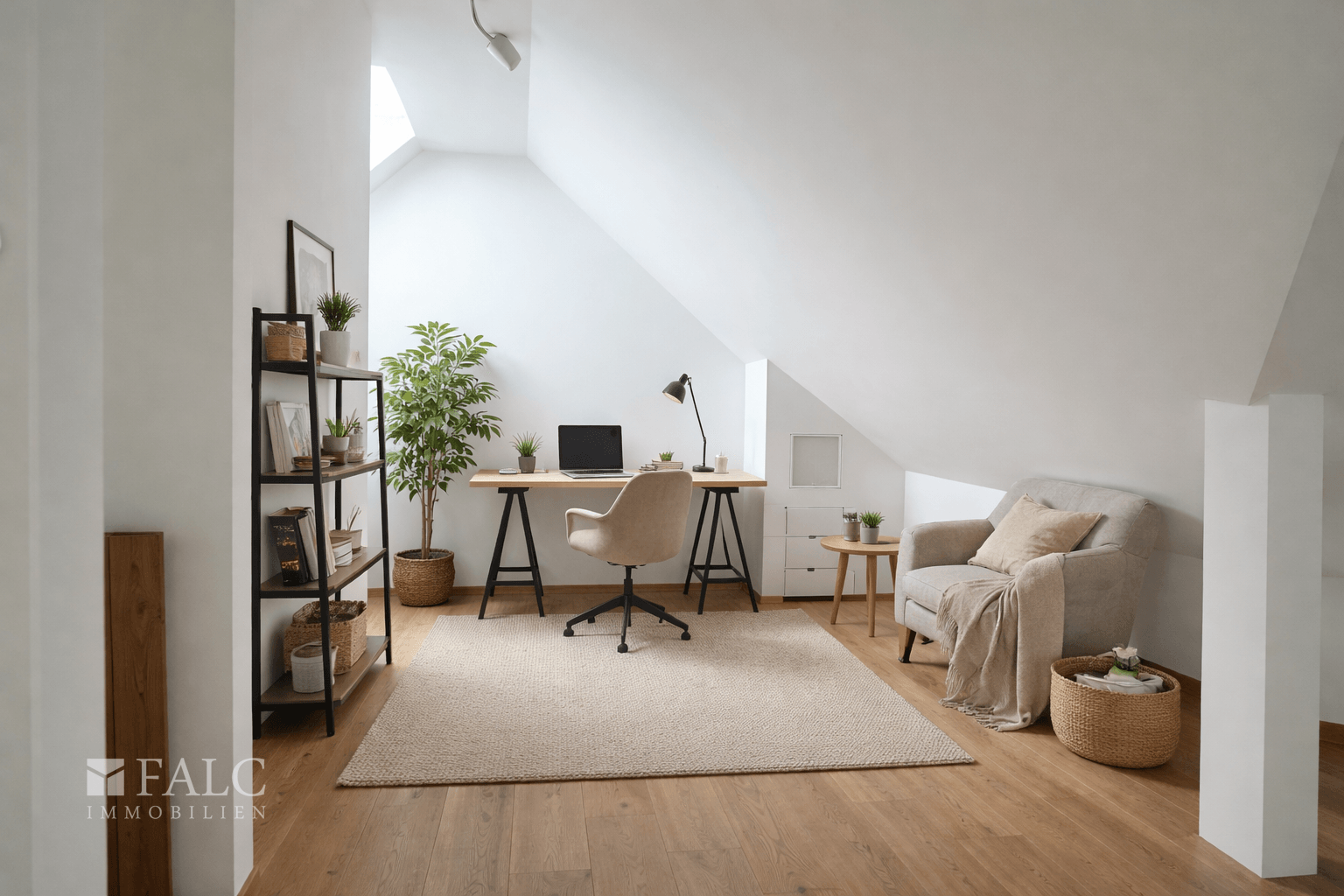 Einrichtungsbeispiel Arbeitszimmer